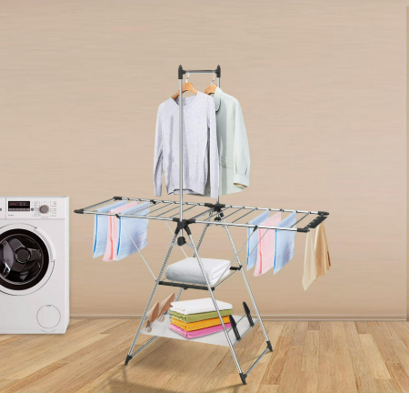 Séchoir à linge pliable à plat – Blanchisserie gratuite